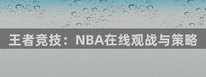 王者竞技：NBA在线观战与策略